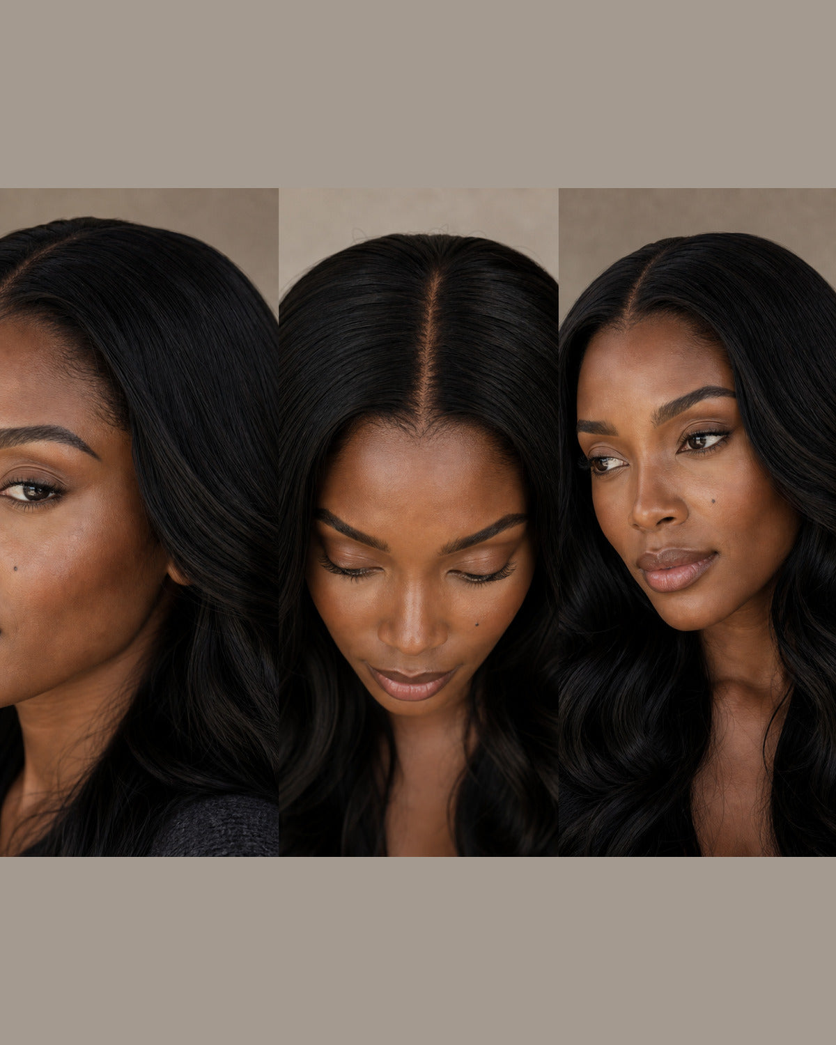 Burmese Loose Wave 13x4 lace front wig hairline and parting details