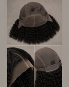 13x4 lace front wig cap construction and lace detail
