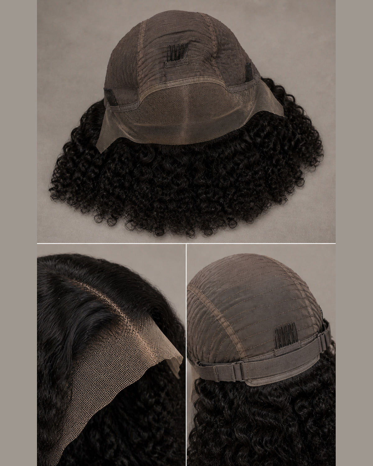 13x4 lace front wig cap construction and lace detail