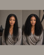 Burmese Curly wig styling and curl-definition comparison