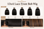 13x4 lace front bob human hair wig in Natural Black - product image 5 | Perfect Queen South Africa