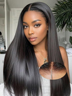 SDD Vietnamese 13x4 lace front straight human hair wig in Natural Black - product image 3 | Perfect Queen South Africa