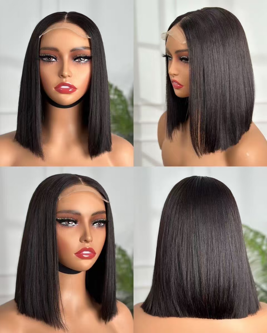 SDD Vietnamese 5x5 lace closure straight human hair wig in Natural Black - product image 2 | Perfect Queen South Africa