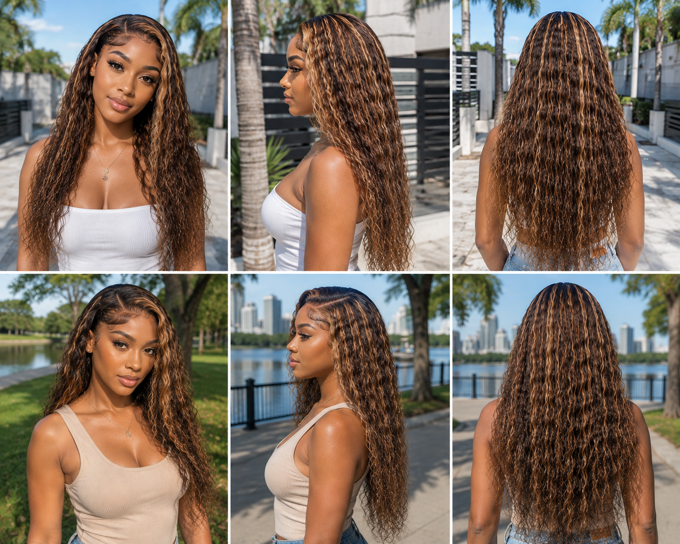 13x4 lace front Water Wave human hair wig in Natural Black - product image 4 | Perfect Queen South Africa