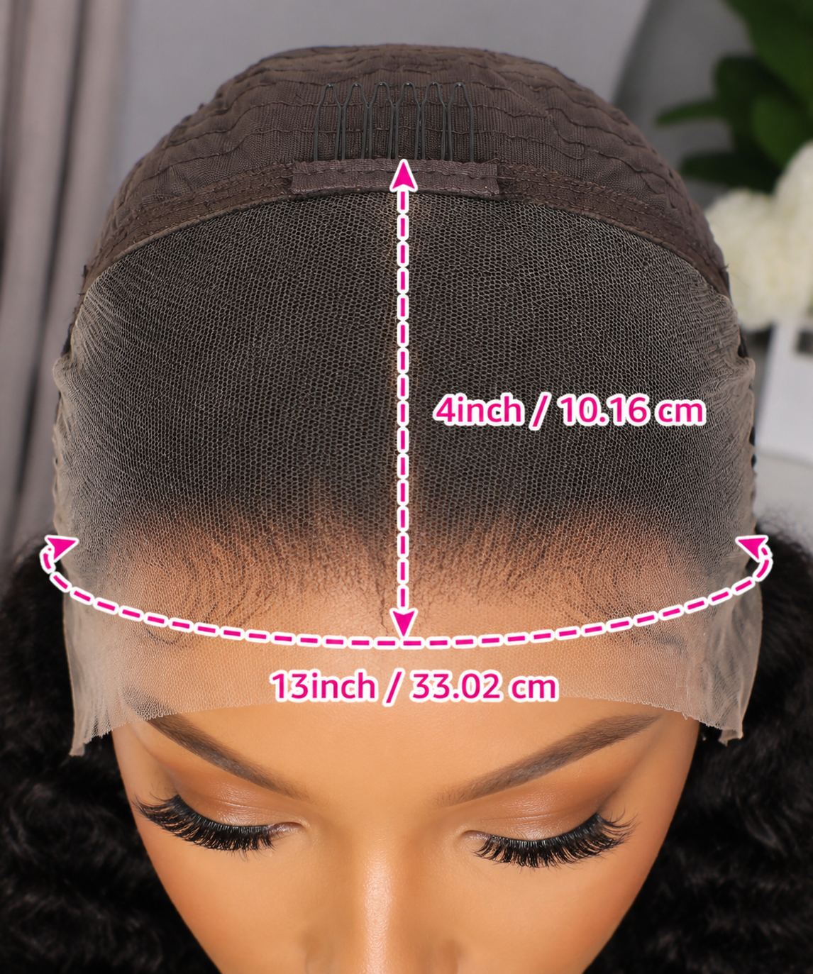 13x4 lace front Pixie human hair wig in Natural Black - product image 9 | Perfect Queen South Africa