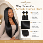 3-piece 15A Brazilian straight virgin human hair bundles - product image 5 | Perfect Queen South Africa
