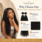 3-piece 11A Brazilian Water Wave virgin human hair bundles - product image 4 | Perfect Queen South Africa