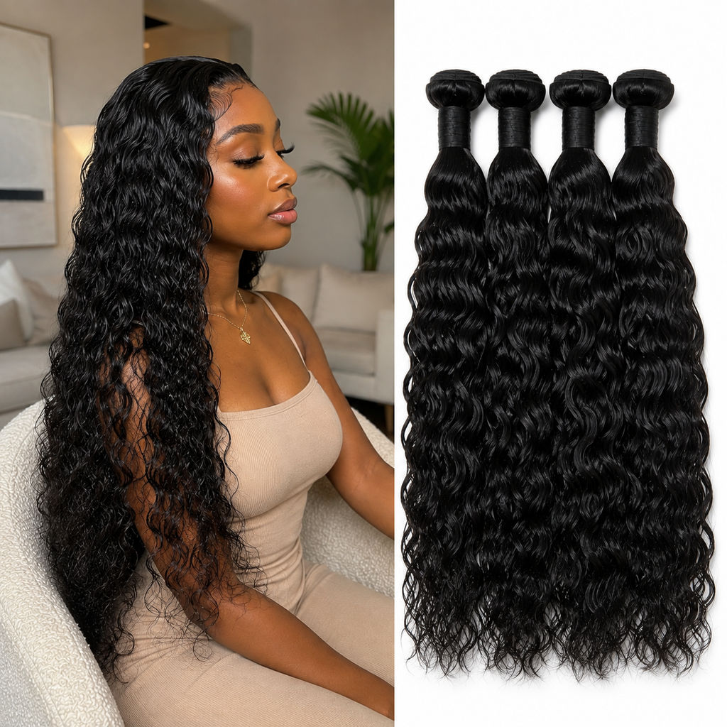 3-piece 11A Brazilian Water Wave virgin human hair bundles - product image 1 | Perfect Queen South Africa