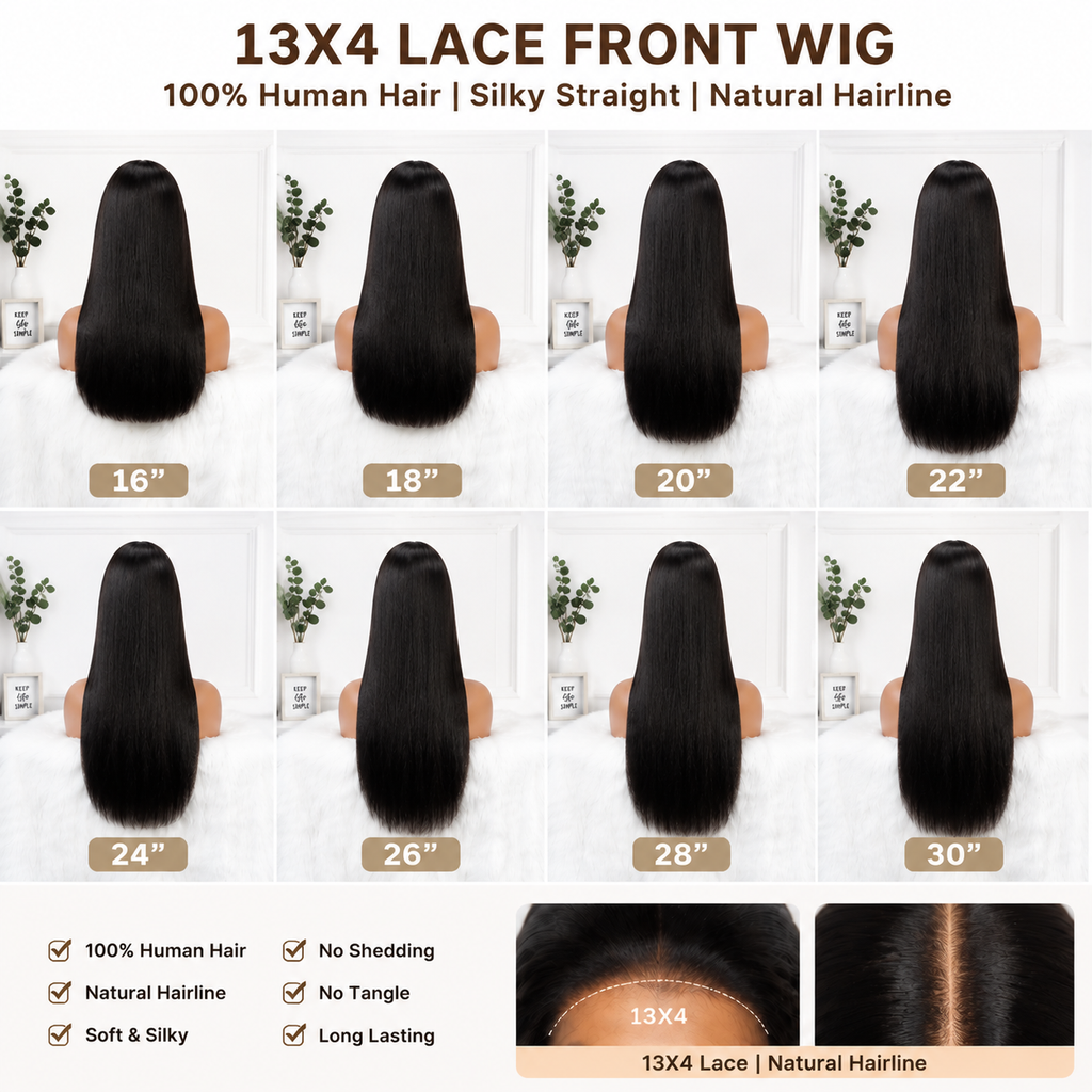 Value Range 13x4 lace front straight human hair wig - product image 9 | Perfect Queen South Africa