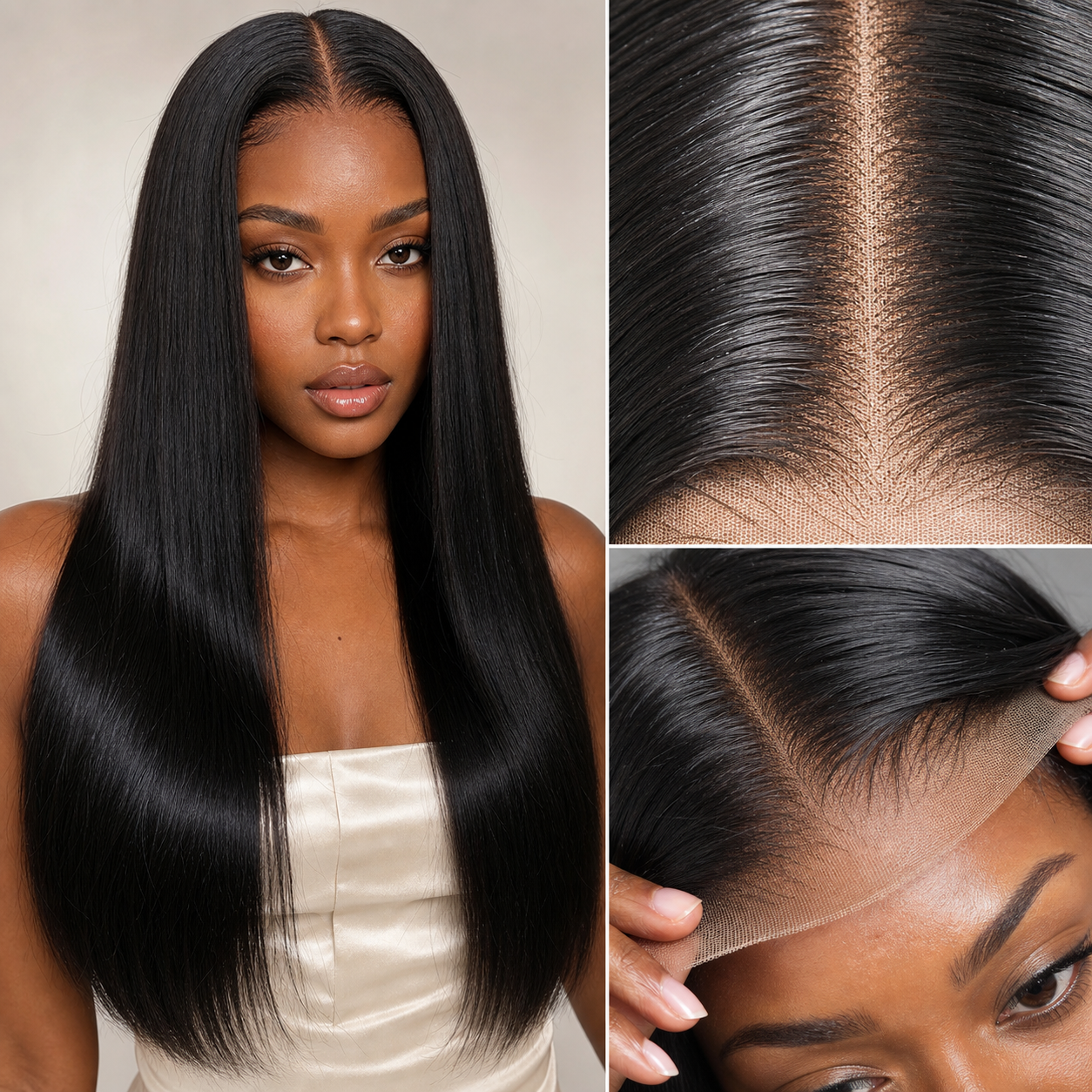 Value Range 13x4 lace front straight human hair wig - product image 4 | Perfect Queen South Africa