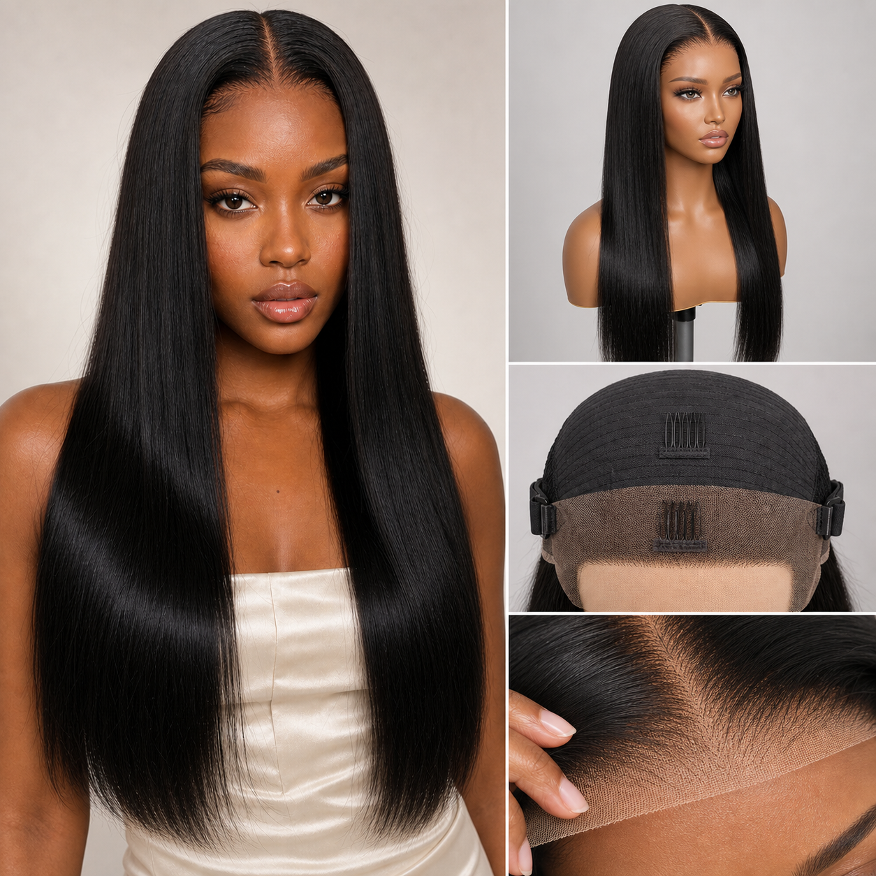 Value Range 13x4 lace front straight human hair wig - product image 3 | Perfect Queen South Africa