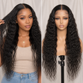 13x4 lace front Water Wave human hair wig in Natural Black - product image 1 | Perfect Queen South Africa