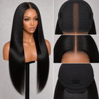 SDD Vietnamese 2x6 lace closure straight human hair wig in Natural Black - product image 3 | Perfect Queen South Africa